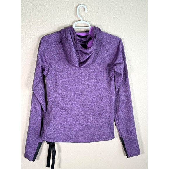 Loki Gear Women's Full Zip Hoodie Jacket Stealth Cuff in Heathered Purple - Picture 15 of 16